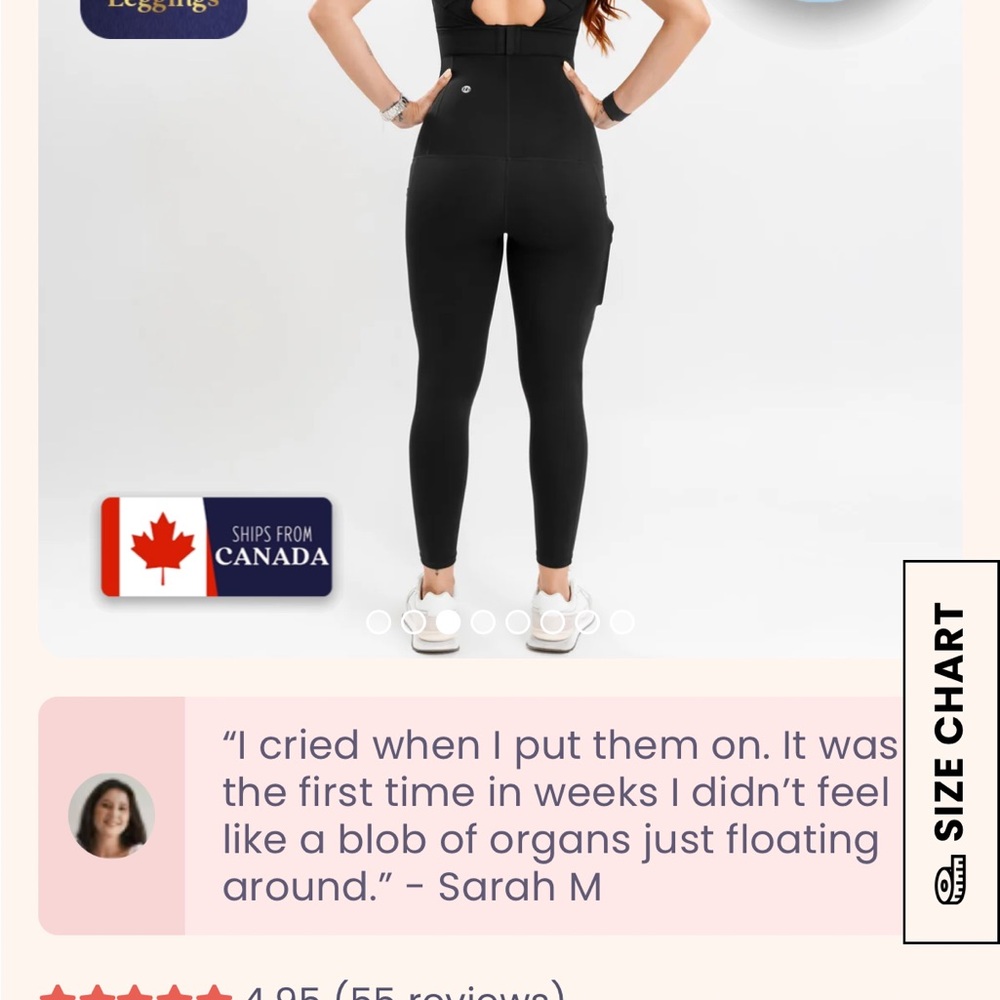 High-Waist Black Sculpting Leggings baby bub maternity and post partum